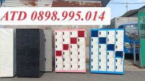Tủ sắt locker nhiều ngăn 24302018151210864 mỗi hộc có khóa đựng đồ cá nhân của nhân viên trường học công ty