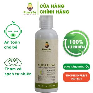 Nước lau sàn sinh học Fuwa3E tinh dầu sả chanh 100ml dùng thử xua côn trùng an toàn cho da em bé thơm dịu nhẹ bảo vệ môi trường - Fuwa3E official store
