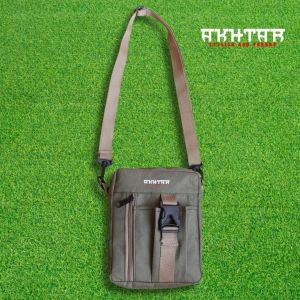 Tas Selempang Bahu Pria AKHTAR Slingbang Trendy Casual murah kekinian