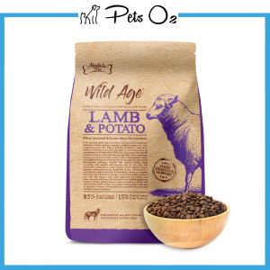 Absolute Bites Wild Age Dry Dog Food 22lbs -Assorted (Salmon Pork Beef Duck Lamb)