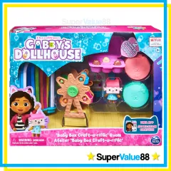Gabby's dollhouse gabby's kitty karaoke figurine et chat