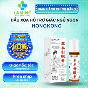 Dầu Xoa Thảo Dược Ngủ Ngon HONGKONG – Tinh Dầu Dầu Hongkong Thảo Dược Hỗ Trợ Thư Giãn Dễ Ngủ Tan Mệt Mỏi