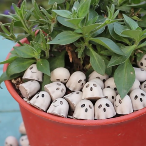 การแสดงสวนกลางแจ้งบ้านน่ากลัว20ชิ้นทำจากเรซิ่น