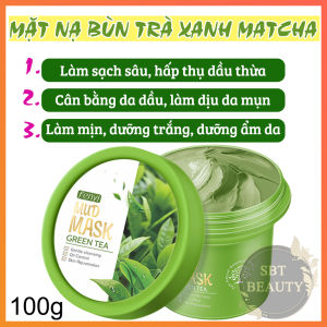 Mặt Nạ Bùn Đất Sét Trà Xanh Fenyi 100g Kiềm Dầu Dưỡng Trắng Giảm Mụn Làm Sạch Se Khít Lỗ Chân Lông Phù Hợp Mọi Làn Da
