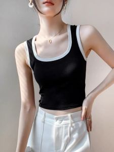 เสื้อกล้าม เสื้อแขนกุด แฟชั่นผู้หญิง มีฟองน้ำในตัว เสื้อมินิมอล รหัส 826