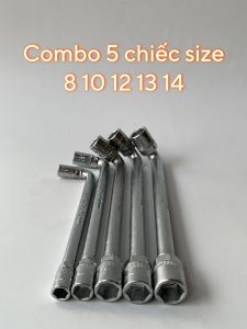 Combo 5 khóa vặn ốc chữ L Rebel size 810121314