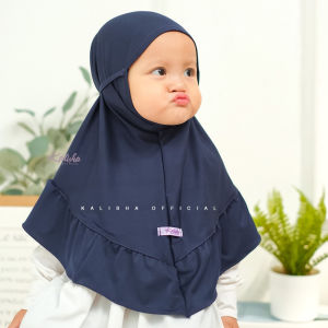 Kerudung Anak Alnaira Jersey Hijab Geblus Anak Umur 0-2 Tahun Jilbab Instan Anak Premium