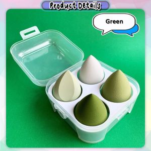 [LBH] 4Pcs Makeup Sponge Beauty Egg Makeup Foundation Cosmetic Powder Blender Puff 美妆蛋 Span Solekan - MU15