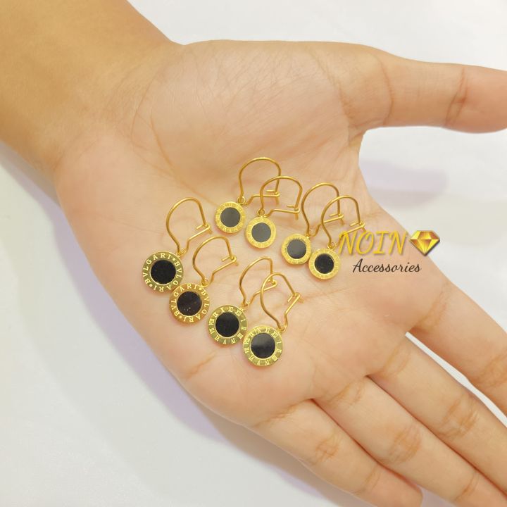 Anting%20Desi%20Hitam%20Vintage%20Romawi%20Permata%20Anting%20Jepit%20Titanium%20Anti%20Karat%20Korea%20-%20Image%205