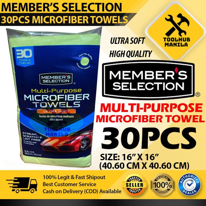 Microfiber Towel Member's Selection MultiPurpose Towels Ultra Soft