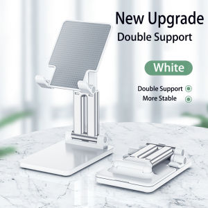 Adjustable Phone Stand Holder Dock Compatible with 4-13 inches Device Non-Slip Silicone Backing for IPhone14ProMax iPad mini6/5/4 and Samsung S23