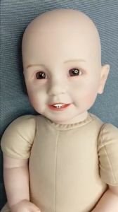 [Đủ mẫu] Búp Bê Mắt Tít 4 Răng 6 Răng 55 cm = 22 inch Thân Gòn Mềm Mại Reborn Vinyl Doll
