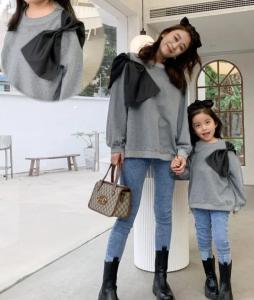 FEMMESHOPA - COUPLE / BAJU PASANGAN / BAJU KELUARGA / COUPLE MURAH - FN CP MOM KID RIBBON