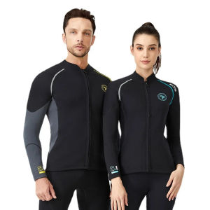 Neoprene Wetsuit 1.5MM Diving Long Sleeve Snorkeling Coat Pants Surfing Winter Wetsuit Fishing Thermal Swimwear Suit