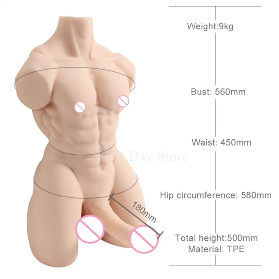 Privacy Silicone Men Doll for Women Gay Male Masturbator Sexy Man