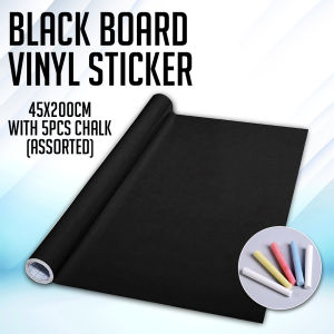 All U Want- 45x200cm Vinyl Sticker White Board & Black Board Writable Board