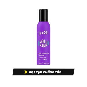 Bọt tạo kiểu làm phồng tóc Got2b Volumising Mousse 250ml - Tăng cường độ phồng cho tóc Giữ nếp 24h