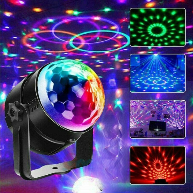 LED Disco Light Stage Lights Colorful Sound Activated Laser Projector Lamp For Home Christmas DJ Party KTV Bar DMX Decoration