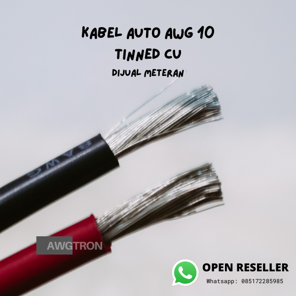 Kabel AWG 10 Tinned CU meteran (harga per meter)