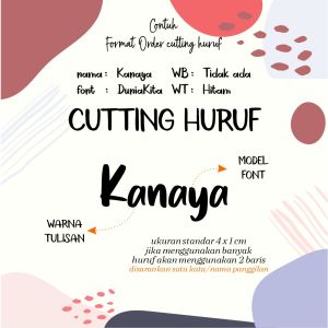 SEHARI JADI Sticker Kain Custom Label Nama Stiker Setrika 50pcs
