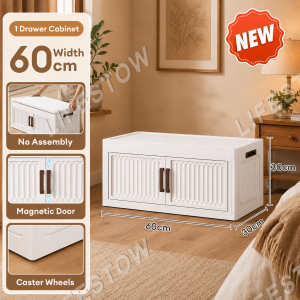 LifeStow Foldable Wardrobe Organizer with Wheels Mobile Storage Cabinet For Clothes Durabox With Wheels Storage Cabinet Babys Clothes