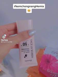 Kem Chống Nắng Hemia Dành Cho Mặt - Kem Chống Nắng Hàn Quốc - MaKe Up Sun Nâng Tone Da mẫu mới nhất