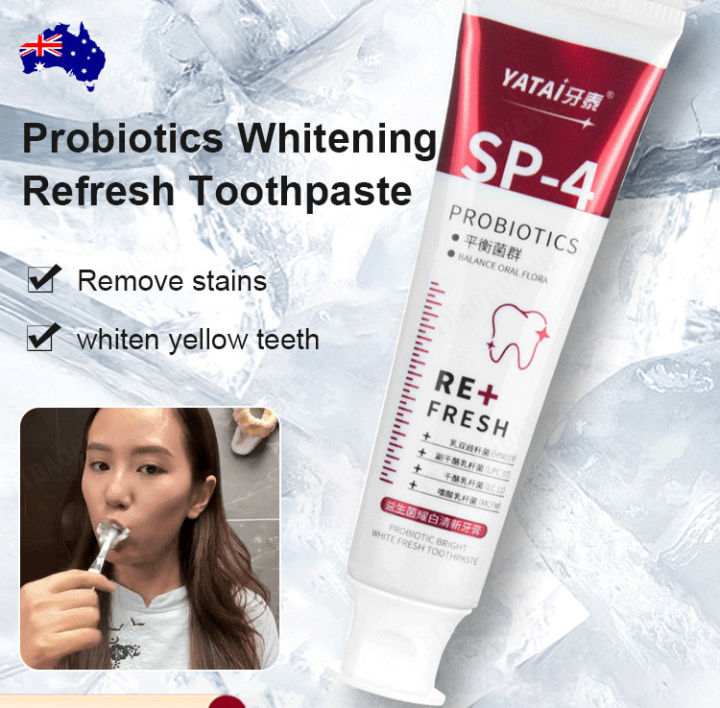 Probiotics Whitening Shark Toothpaste Gingival Protection Fresh Breath ...