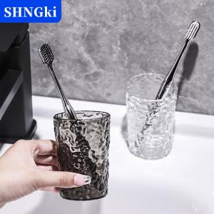 [COD] 🔥🔥🔥SHNGki Nhựa Nước súc miệng bàn chải đánh răng cup với xử lý Home phòng tắm Tumblers xách tay Mug trong suốt bàn chải đánh răng chủ