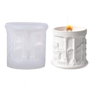 Multipurpose Roman Street Shaped Silicone Mould for Resin Art Containers Craft Projects Easy Release Designs