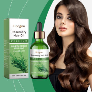 Rosemary Hair Protection Oil Strength & Smooth Shine Serum Deep Repair for Damaged Hair Anti-Breakage Treatment No-Wash Essential Dry & Frizzy Hair Savior