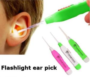 Pembersih Telinga Lampu Led / Korek Telinga / Kuping Earpick Dengan Lampu Senter LED (GRATIS BUBBLE WRAP)