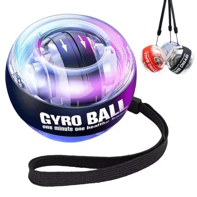 Chito8 Gyro Ball Power Twist Ball Arm Exerciser Strengthener Hand Grip Force Exercise Ball Wrist Strengthener Forearm Stronger Arm Fingers Wrist