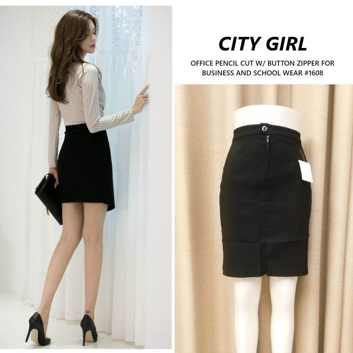 Pencil cut skirt outlet 4 inch