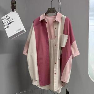 Maiza Shirt Atasan Kemeja Oversize Wanita Casual Daily Matt Linen Premium OOTD Fashion Remaja Basic Terlaris