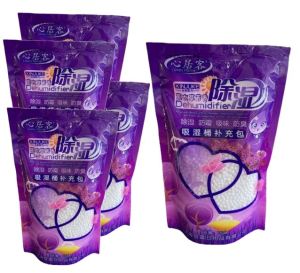 5 pcs Refill 350 grams 750ml for Home Dessicant Dry Box Moisture Absorber and Dehumidifier Refill (5 packs)