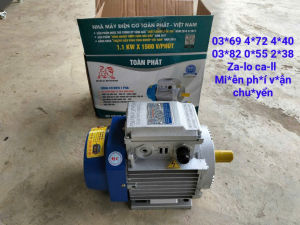 Động cơ 11kw tua chậm 1400v/p điện 1pha