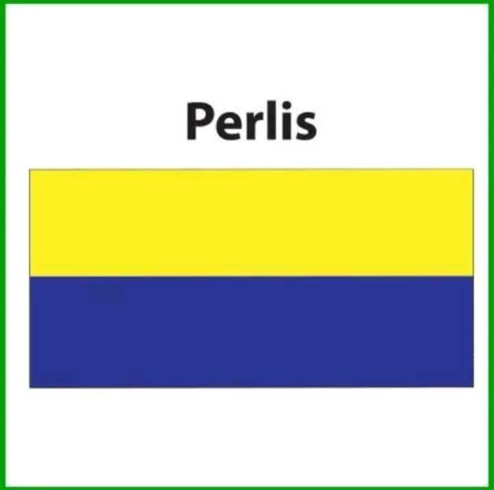 Perlis Flag 3x6ft , Bendera Perlis 3x6ft , Woolen | Lazada