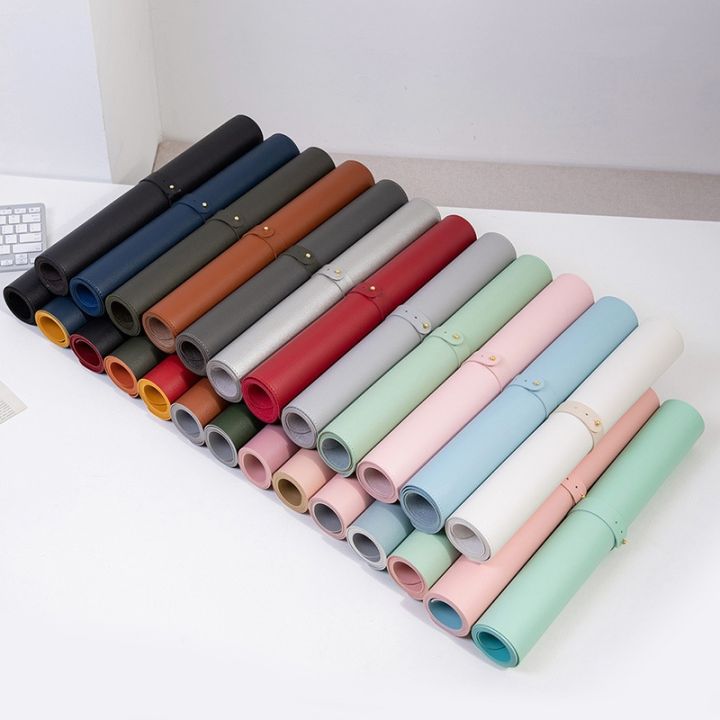 {KING TI} Portable Home Office Large Mouse Pad Gamer Waterproof PU