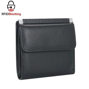 Royal Bagger RFID Blocking Short Wallet for Women Fashionable Coin Purse Genuine Leather Card Holder 2482