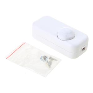 Manual Rotary Cord Switch AC 220V 3A Slide Control Lamp Dimmer for Table Lamp LED Salt Lamp 110V-220V Light Blue