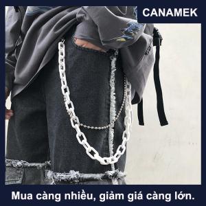 【CANAMEK】 Removable Punk Waist Chain Belt Trousers Chain For Women Men Jeans Belt Chain Pants Cool Rock Chain Hiphop Summer Jewelry