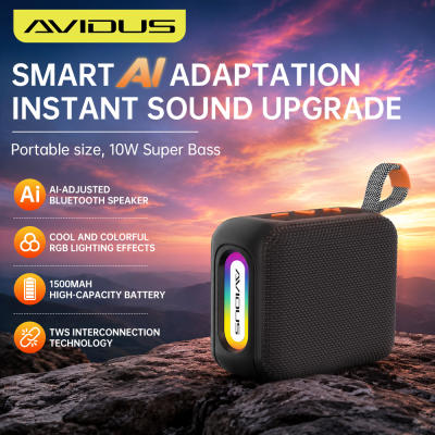 AVIDUS X09 Portable Bluetooth Speaker RGB