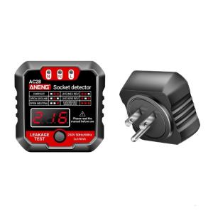 Dụng cụ kiểm tra ổ điện tự động trung lập Live-kiểm thử dây nối đất mạch cực dò cắm tường bộ phận ngắt Finder