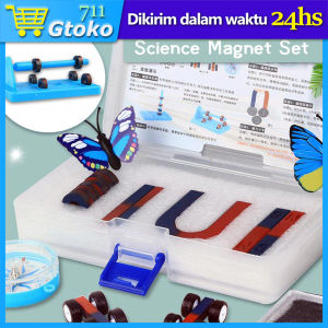Magnet Kompas Set Magnet Mainan Anak Edukasi Magnet U / Magnet I / Magnet O/ Mengajar Set Magnet Mainan untuk Berbagai Eksperimen