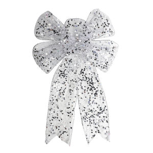 Wivo 1Pc 20x30cm Exquisite Ribbon Bow Christmas Tree Pendant Multicolor Party Gift Xmas Decorations DIY Home Decor
