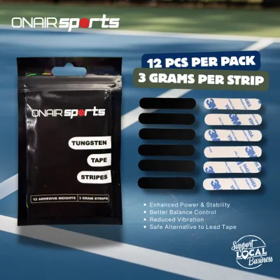 ONAIR Sports Pickleball Tungsten Tape – Weight Balance & Power Upgrade