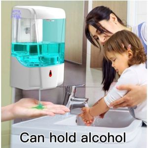 Dispenser Sabun Otomatis Tempat Sabun Sensor Kapasitas 700ml Automatic Soap Dispenser