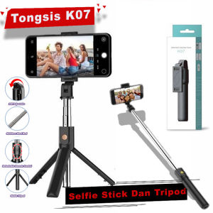 ELINK Tripod HP Tongsis Selfie Stick Bluetooth Remote Control - Selfie Stick K07 Tongsis Bluetooth Shutter Tongsis Tripod
