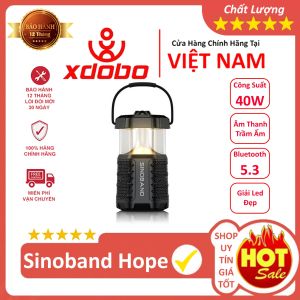 Loa Bluetooth 5.3 Xdobo Hope Công Suất 40W DSP Siêu Trầm TWS Chống Nước IPX7 Kiểu Dáng Đèn Xách Cầm Tay Du Lịch - Bảo hành chính hãng 12 tháng