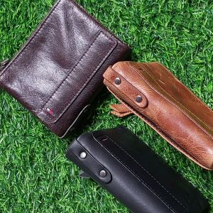Bruno Wallet Dompet Lipat Pria Men Laki Laki Bahan Kulit Sapi Wallet Dompet Classic Premium
